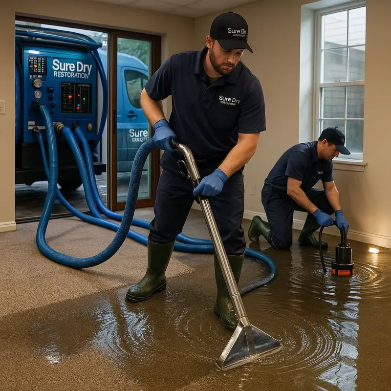 Water Extraction and Removal process in Columbus, KS